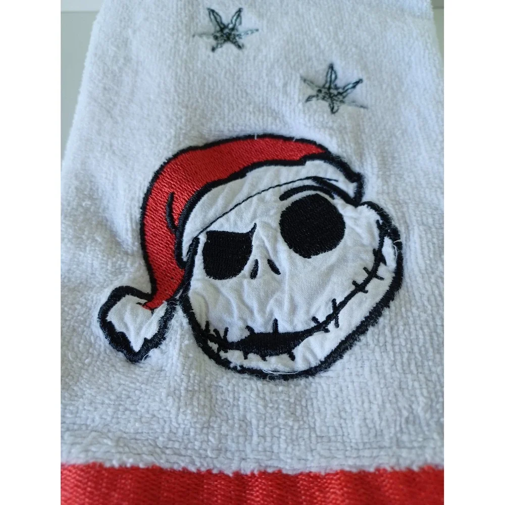 Two The Nightmare Before Christmas Disney Jack Skellington Bath Hand Towels